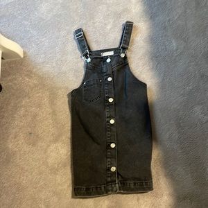 Gray overalls dress zara